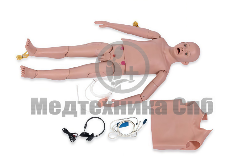 P2000CPR САША Робот-симулятор подростка для отработки навыков оказания неотложной помощи с системой мониторинга основных показателей жизнедеятельности