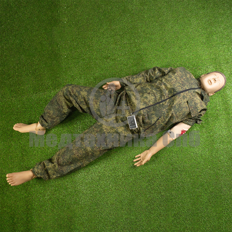 P011CPR/ZT 1016 НИКИТА Z Манекен-симулятор полноростовой для отработки навыков сердечно-лёгочной реанимации и расширенной первой помощи при травмах в тактической медицине с внешним световым контроллером