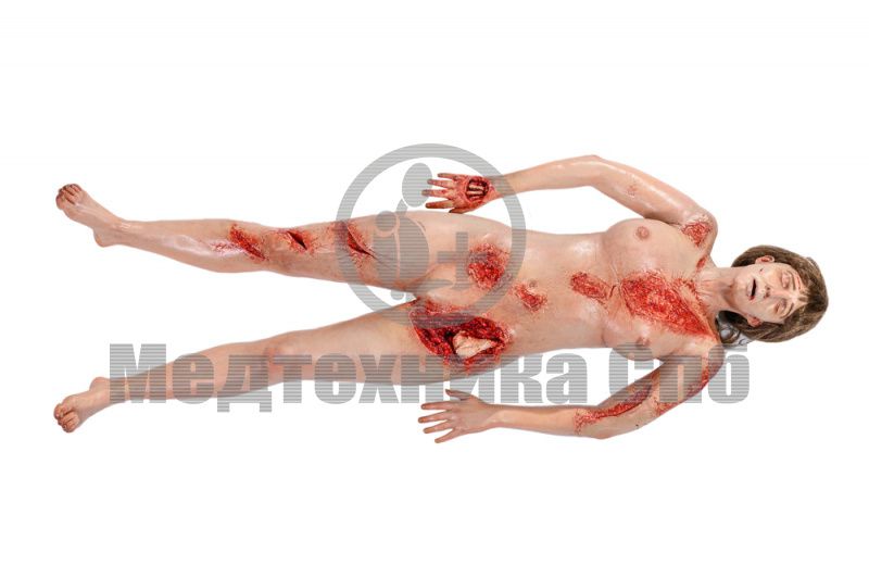 изображение: Фантом-манекен женского тела с ранениями